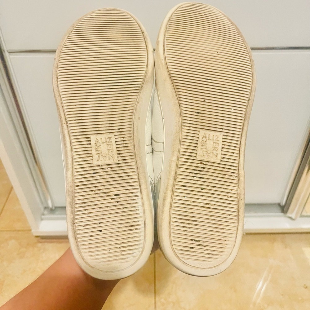 Naturalizer Women’s Morrison, White Leather Lace Shoes Sneakers, Size 10.5M - Picture 7 of 8
